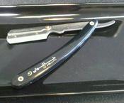 Image of Parker Straight Edge Barber Razor Black