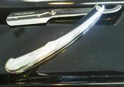 Image of Parker Straight Edge Barber Razor Chrome