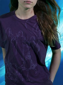 Image of MGMT "Three Druids" T-Shirt - Eggplant