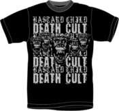 Image of Bastard Child Death Cult UK Tour Shirt (Grey)