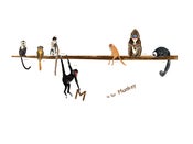 Image of M is for Monkey Print