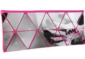 Image of Love Will Tear Us Apart Perspex Clutch (Pink Leather)