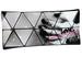 Image of Love Will Tear Us Apart Perspex Clutch (Black Leather) 