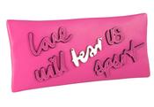 Image of Love Will Tear Us Apart Clutch (Pink Leather)