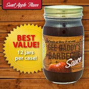 Image of Gee Daddy's BBQ Sauce Sweet Apple Flavor | 12 - 18 oz Jars/Case
