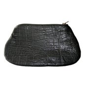 Image of Black Leather Coin Purse by Mina + Oli