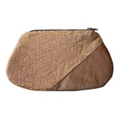 Image of Brown Leather Coin Purse by Mina + Oli