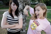 Image of "No Means Meow" shirt