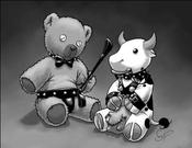 Image of Mr Whiffle and Ms Moo Poster