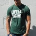 Image of Life Is Racing Tee - Vintage Green