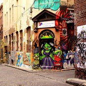 Image of Hosier Lane Living Wall By Esther Hill