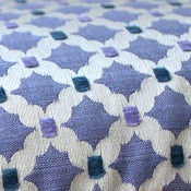Image of PURPLE STARDUST Silk and Cotton Cushion, Pillow Cover 45 x 45 cm (18 x 18 Inch)