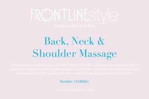 Image of Back, Neck & Shoulder Massage Gift Voucher