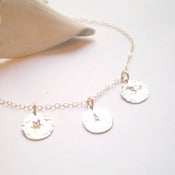 Image of Personalized Three Sisters Initial Necklace