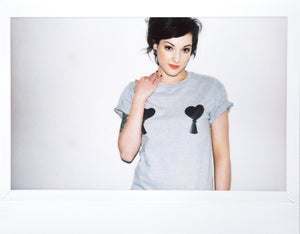 Image of SMUT tassel heart t-shirt 