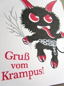Image of Krampus Holiday Card - SET OF 5