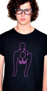 Image of SMUT eat me outline fuschia boys