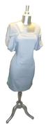 Image of Grey Cocktail Dress with Bold Sleeves