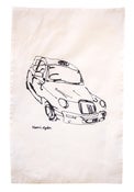 Image of 'TAXI' TEA TOWEL
