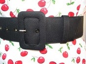 Image of The Perfect Black Belt - made to your waist measurement