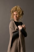 Image of Poncho-knit cardigan (Lurgain22)