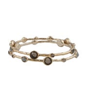 Image of Bangle Bracelet Set-Smokey Quartz
