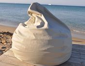 Image of Driftwood Leather Beanbag