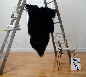 Image of Large Black Icelandic Sheepskin