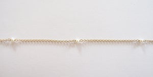 Image of 25" medium chain necklace + pearls - 18K