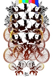 Image of Major Taylor Print Ltd. Ed. - Rainbow