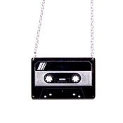 Image of cassette tape necklace