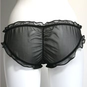Image of Peachy Keen Knickers in Sheer Black