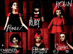 Image of The Path - Red Girls posters