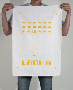 Image of Ladi6 - Space Invader Teatowel