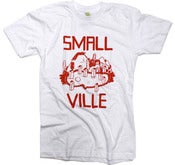 Image of Smallville Shirt Logo- white/ red