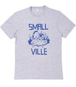 Image of Smallville Shirt Logo- grey/ blue