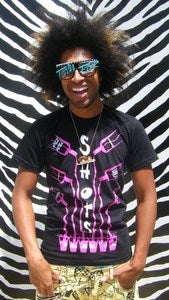 Image of Black and Fuchsia SHOTS Tee