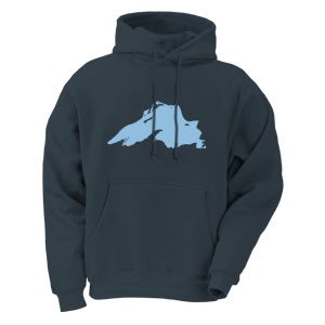 Image of Lake Superior Hoodie - Heather Gray