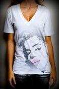 Image of Womens Marilyn Monroe Slim Fit Vneck (American Apparel)
