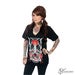 Image of Wake Black V-Neck Unisex