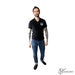 Image of Anchor Black Polo Unisex