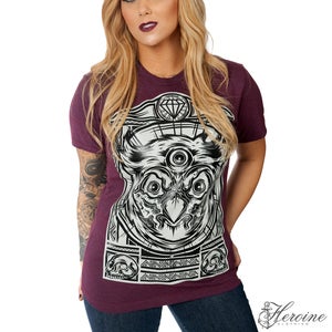 Image of Solitary Cranberry Tri-Blend Unisex