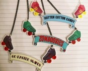Image of Custom Roller Derby Worded Name Necklace