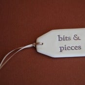 Image of ceramic small tag - bits and pieces