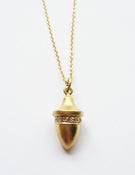 Image of Gemma Pawn Chess Pendant - 18K