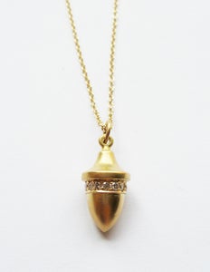 Image of Gemma Pawn Chess Pendant - 18K