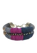 Image of CANDACE ANG "RAH BRACELET" NAVY COMBO