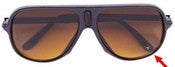 Image of MSC Amber Glasses with Metal Frame