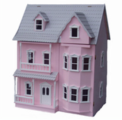 Image of Pink Cottage Dollhouse