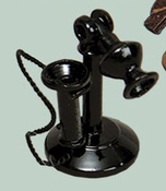 Image of Miniature Victorian Old Fashioned Telephone